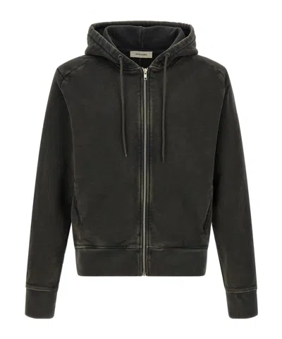 Entire Studios Cotton Sweatshirt Hood Ribbed Cuffs Hem In Multi