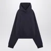 Entire Studios Oversized Hooded Sweatshirt In Blue
