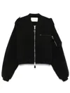 Entire Studios Hooded Broad Bomber In Black