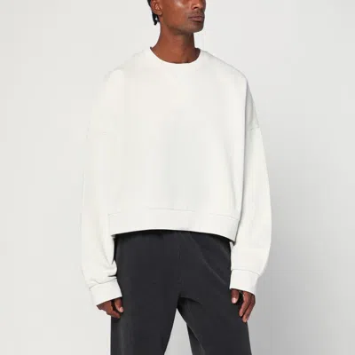 Entire Studios Ivory Cotton Sweatshirt In White