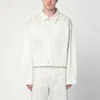 Entire Studios Ivory Denim Jacket In White
