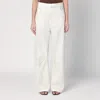 Entire Studios Ivory Denim Trousers