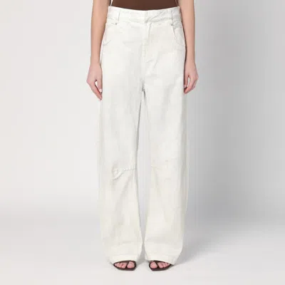 ENTIRE STUDIOS IVORY DENIM TROUSERS