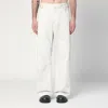 Entire Studios Ivory Denim Trousers
