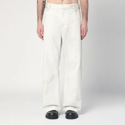 ENTIRE STUDIOS IVORY DENIM TROUSERS