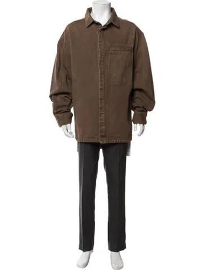 Pre-owned Entire Studios Jacket In Brown