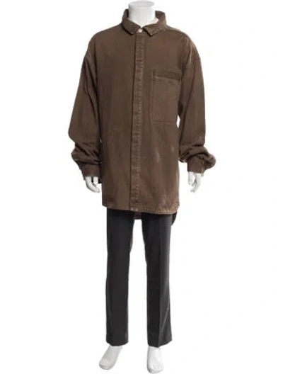 Pre-owned Entire Studios Jacket In Brown