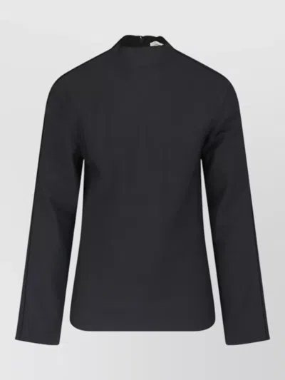 Entire Studios Jacket High Neckline Long Sleeve Style In Black