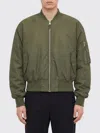 Entire Studios Nylon Bomber Jacket Puffer Jackets Green In Green