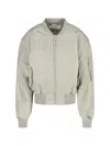 Entire Studios Gray Broad Bomber Jacket