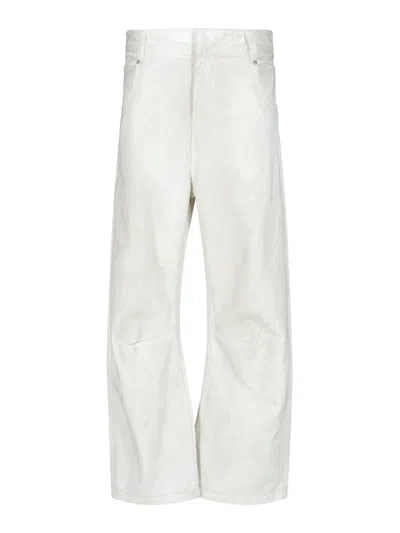 Entire Studios Jeans Ampi In White