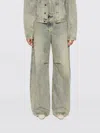 Entire Studios 'cuff Surface Wave' Jeans In Green