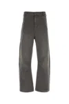 Entire Studios Dark Grey Denim Jeans In Grey