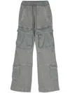 Entire Studios Utility Mid-rise Track Trousers In Grey