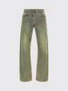 Entire Studios Lean Stonewash-effect Jeans In Green