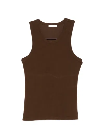Entire Studios Jersey Top In Brown