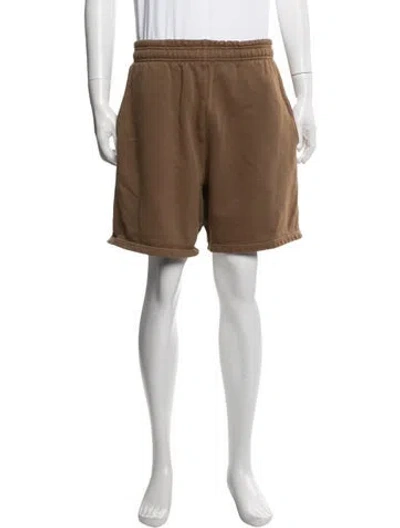 Pre-owned Entire Studios Jogger Shorts In Brown