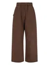 Entire Studios Wide-leg Track Pants In Brown