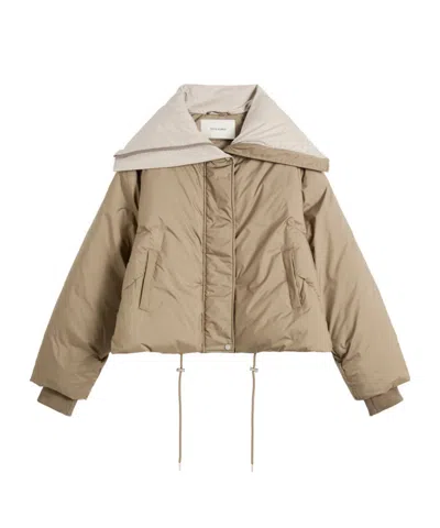 Entire Studios Kelly Down Jacket In Brown