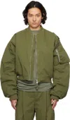 Entire Studios A-4 Bomber Jacket In Army