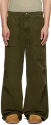 Entire Studios Barren Cargo-pocket Trousers In Pine