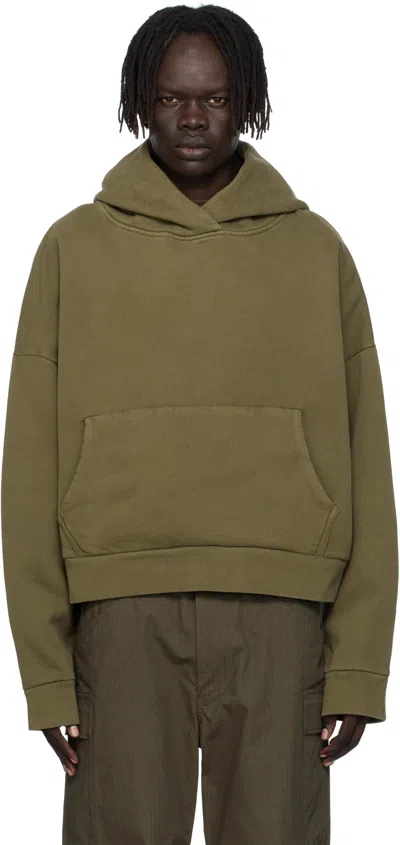 Entire Studios カーキ Heavy フーディ In Green