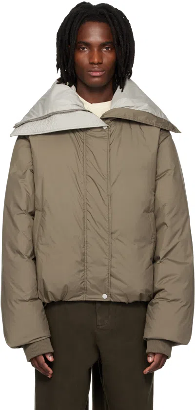 Entire Studios Khaki Kelly Down Jacket