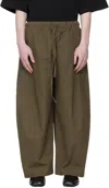 Entire Studios Elasticated Drawstring-hem Trousers In Multi