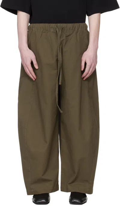 Entire Studios Khaki Loft Trousers