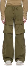 Entire Studios Khaki Utility Cargo Pants In Military
