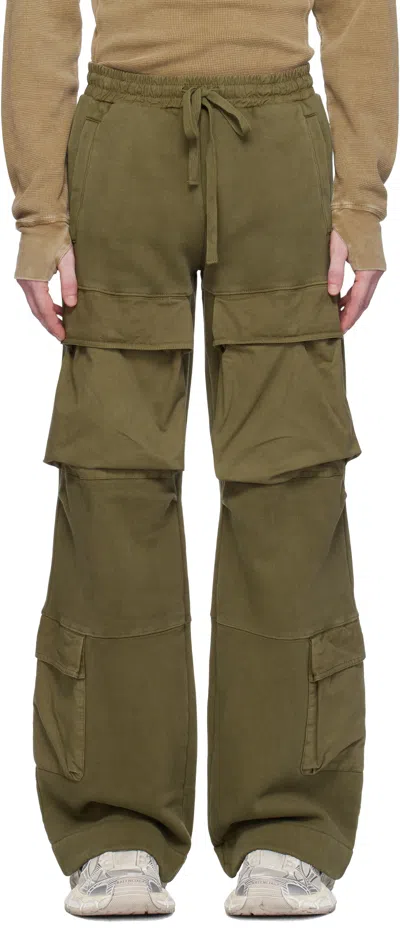 Entire Studios Khaki Utility Cargo Pants In Military