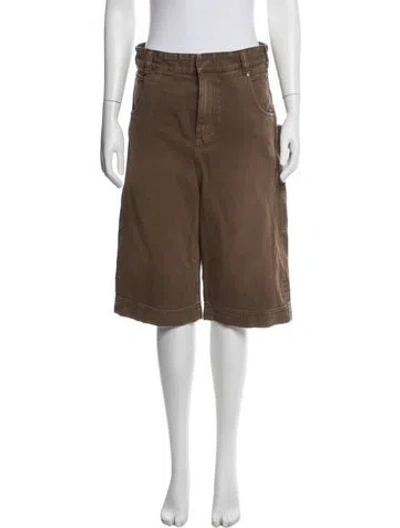 Pre-owned Entire Studios Knee-length Shorts In Brown
