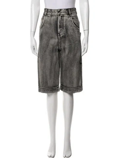 Pre-owned Entire Studios Knee-length Shorts In Gray