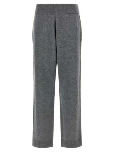 Entire Studios Knit Lounge Concrete Pants Gray