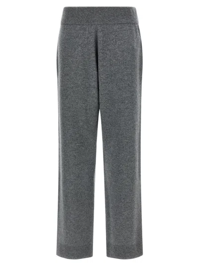 ENTIRE STUDIOS KNIT LOUNGE CONCRETE PANTS GRAY