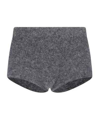 Entire Studios Knit Shorts In Gray