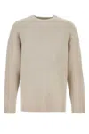 Entire Studios Unisex Sand Wool Oversized Sweater In Burgundy