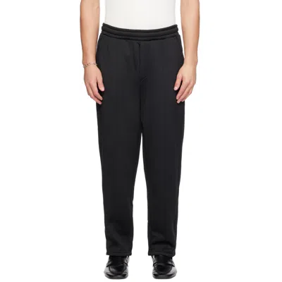 Entire Studios Knit Sweatpants With An Elastic Waistband In Black