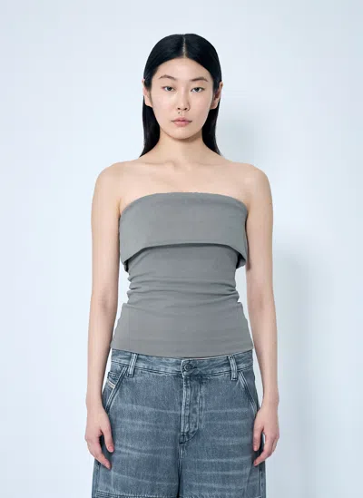 Entire Studios Lap Bandeau Top In Grey