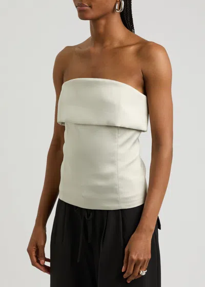 ENTIRE STUDIOS ENTIRE STUDIOS LAP OFF-THE-SHOULDER SATIN TOP