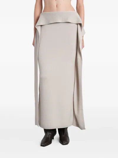 ENTIRE STUDIOS LAYERED WRAP SKIRT