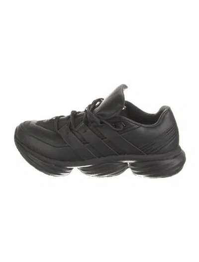 Pre-owned Entire Studios Leather Athletic Sneakers In Black