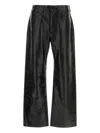 Entire Studios Leather Trousers In Black