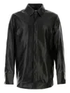 Entire Studios Black Legacy Leather Shirt In Black