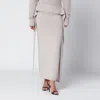 Entire Studios Tier Skirt Skirt In Grey Wool In Gray
