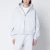 Entire Studios Light Gray Zip Sweatshirt In Gray