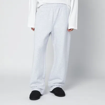 Entire Studios Light Grey Cotton Joggers In Blue