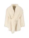 Entire Studios Lightweight Knit Jacket In White