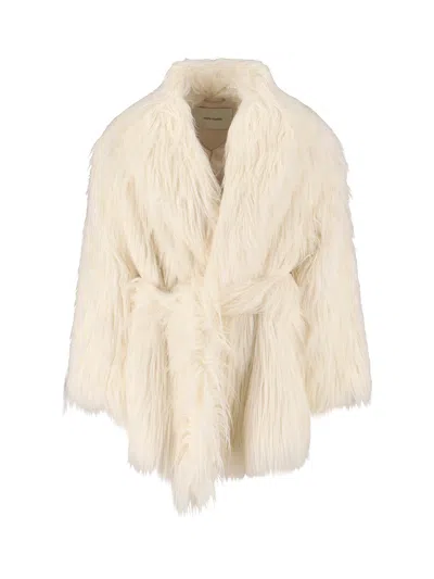 Entire Studios Lightweight Knit Jacket In White