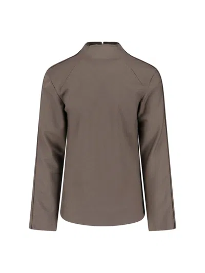 Entire Studios Lightweight Tencel Wool T-shirt In Sand